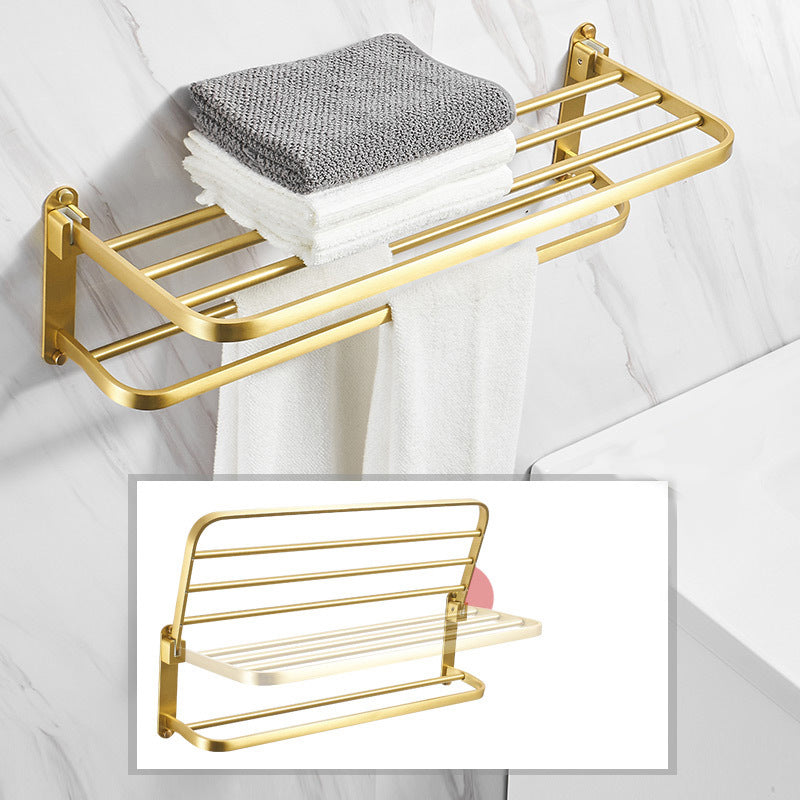 Sikunuo | Modern Bathroom Hardware Paper Holder Bathroom Shelf Gold Bathroom Accessories Set