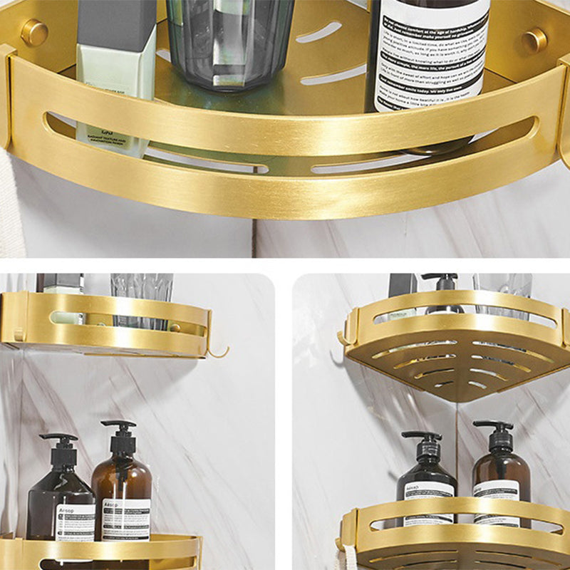 Sikunuo | Modern Bathroom Hardware Paper Holder Bathroom Shelf Gold Bathroom Accessories Set