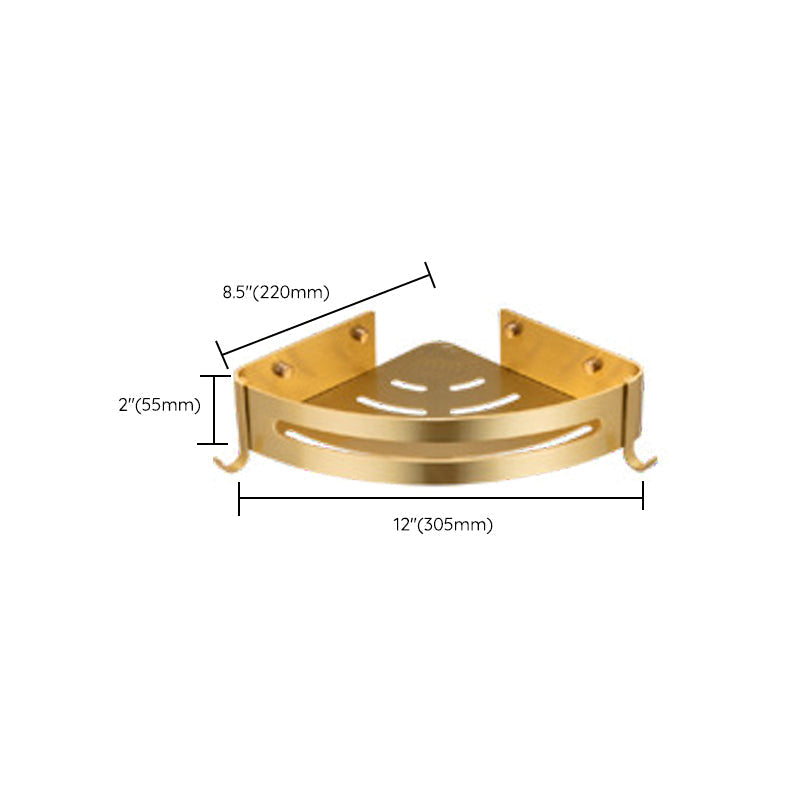 Sikunuo | Modern Bathroom Hardware Paper Holder Bathroom Shelf Gold Bathroom Accessories Set