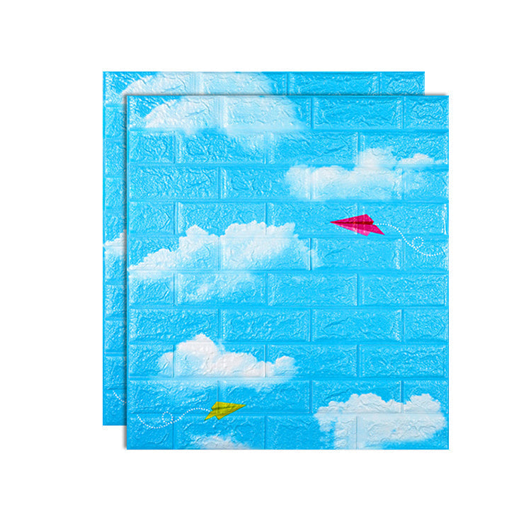 Sikunuo | PVC Wall Cladding Smooth Wall Interior 3D Living Room Panels Set of 2
