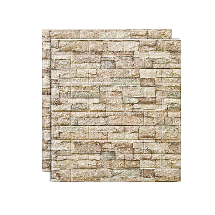 Sikunuo | PVC Wall Cladding Smooth Wall Interior 3D Living Room Panels Set of 2