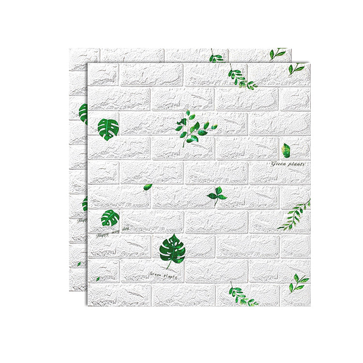 Sikunuo | PVC Wall Cladding Smooth Wall Interior 3D Living Room Panels Set of 2