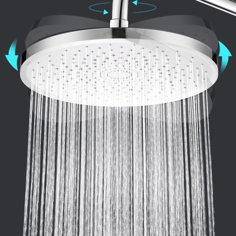 Sikunuo | Round Fixed Shower Head High Flow Aerated Wall Mount Shower Head