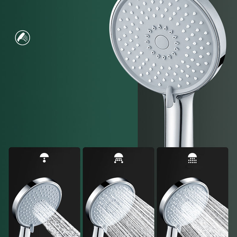 Sikunuo | Round Handheld Shower Head with Self-Cleaning Wall-Mounted Shower Head