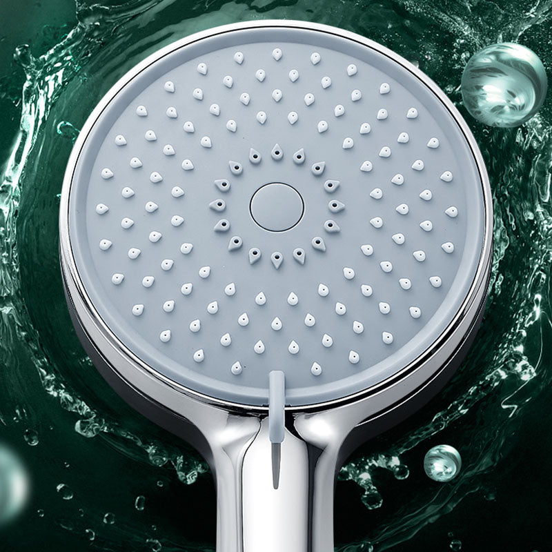 Sikunuo | Round Handheld Shower Head with Self-Cleaning Wall-Mounted Shower Head