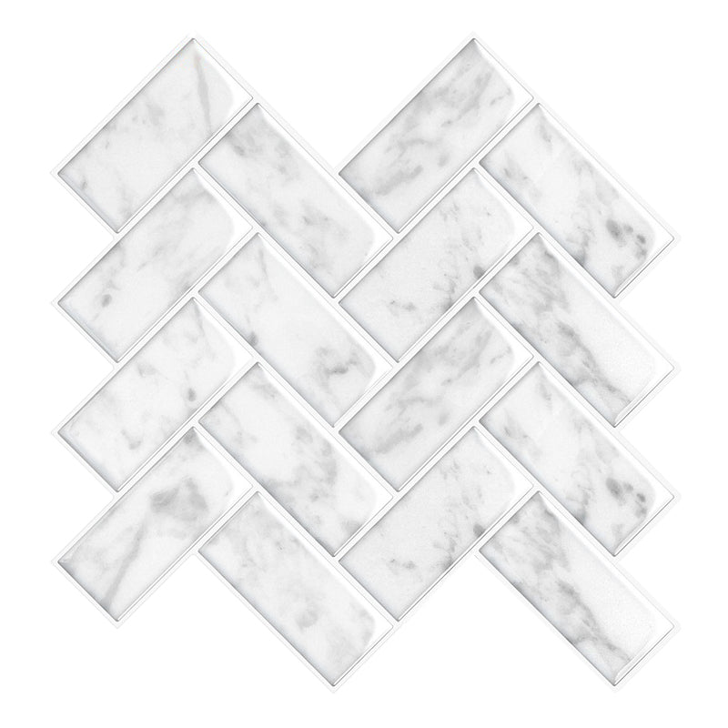 Sikunuo | Modern Peel and Stick Backsplash Wall Tile PVC Peel & Stick Field Tile