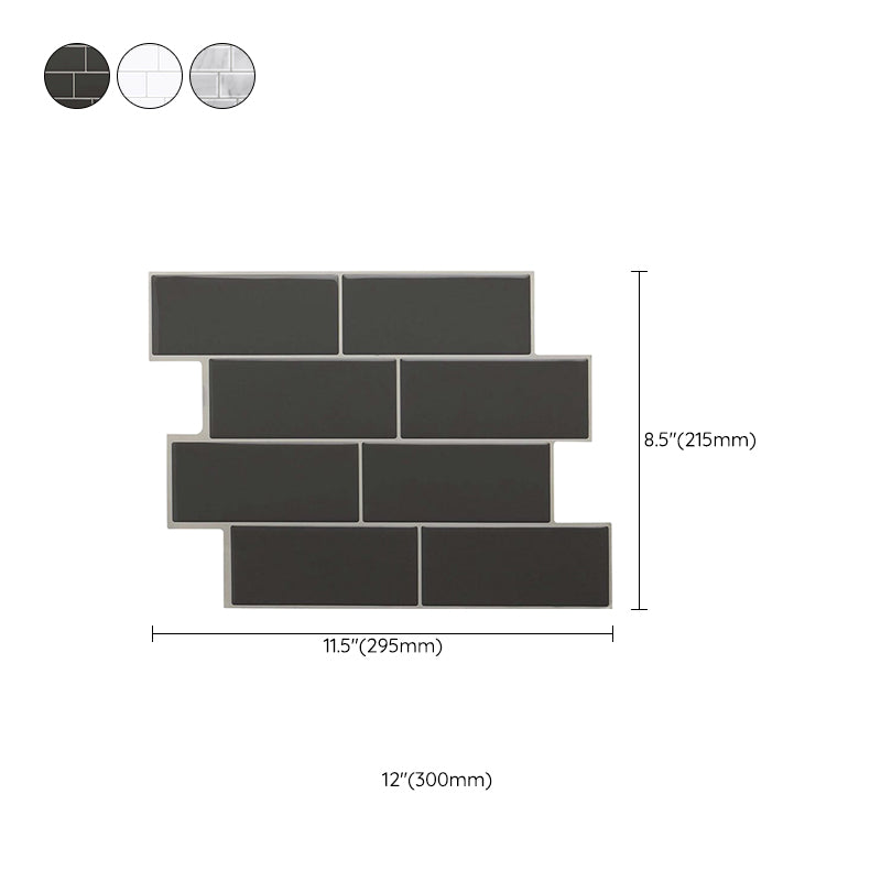 Sikunuo | Modern Peel and Stick Backsplash Wall Tile PVC Peel & Stick Field Tile