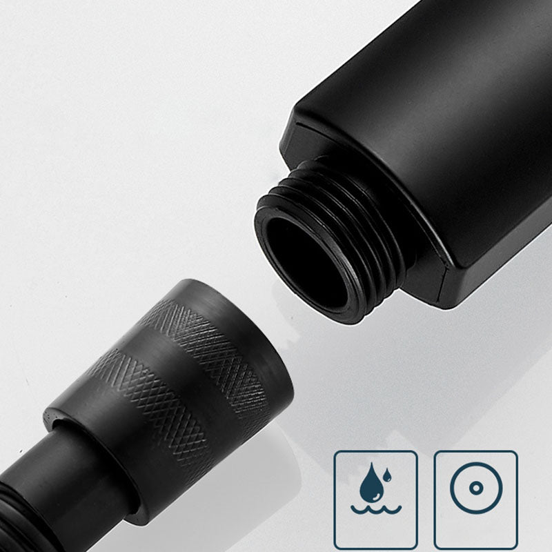 Sikunuo | ABS Plastic Handheld Shower High Pressure 5 Spray Patterns Wall Mounted Showerhead