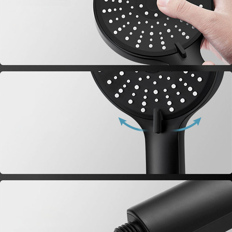 Sikunuo | ABS Plastic Handheld Shower High Pressure 5 Spray Patterns Wall Mounted Showerhead