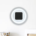 Sikunuo | Square and Round Wall Lights Modernism Metal LED Bedroom Wall Sconce in Black and White