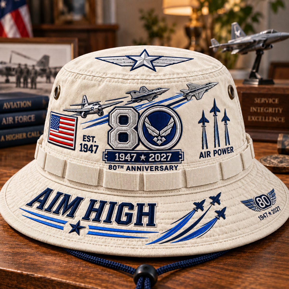 U.S. Air Force 80th Anniversary Bucket Hat