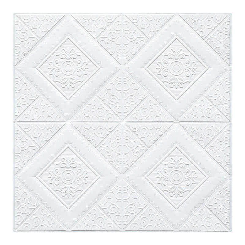 Sikunuo | 3D embossed interior wall covering Self-adhesive geometric texture wall covering