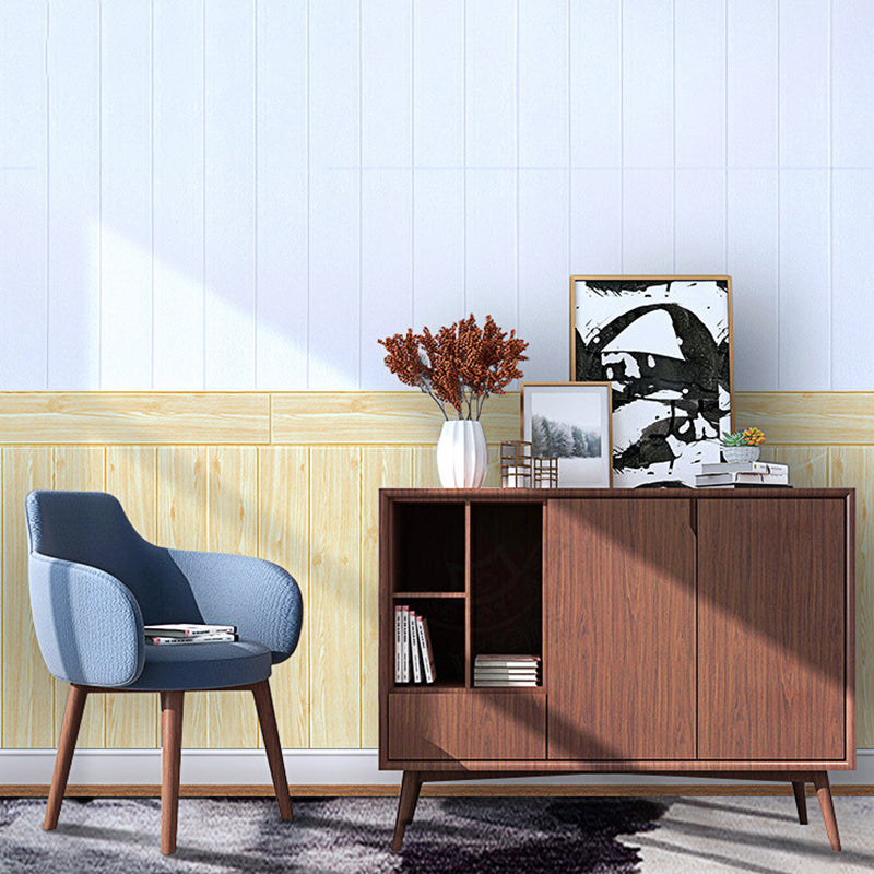 Sikunuo | 3D Embossed Interior Wall Covering Self-Adhesive Wood Look Wall Paneling