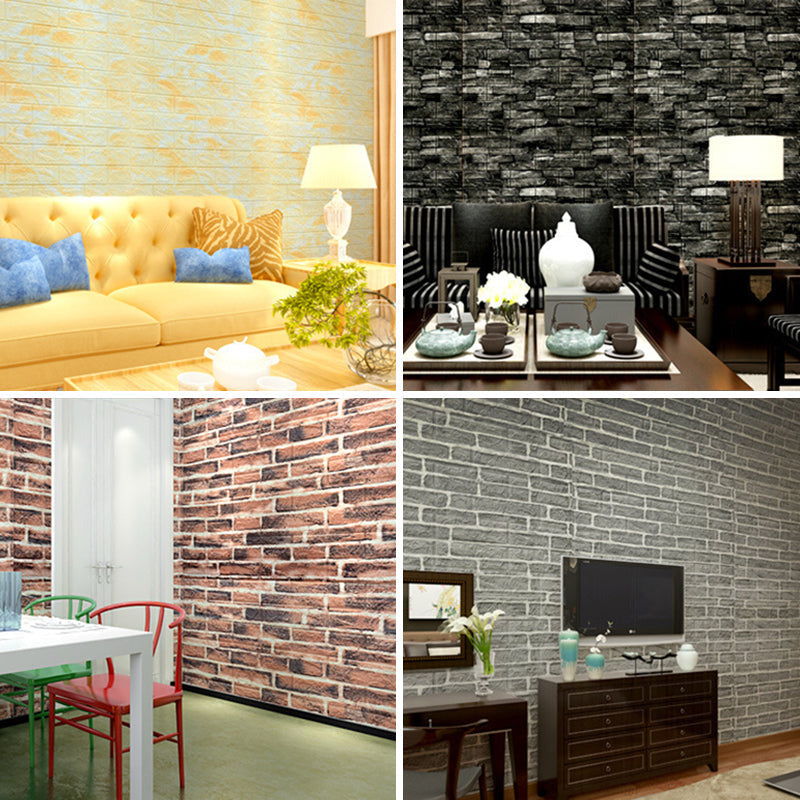 Sikunuo | 3D embossing interior wall panel self-adhesive square wall panel