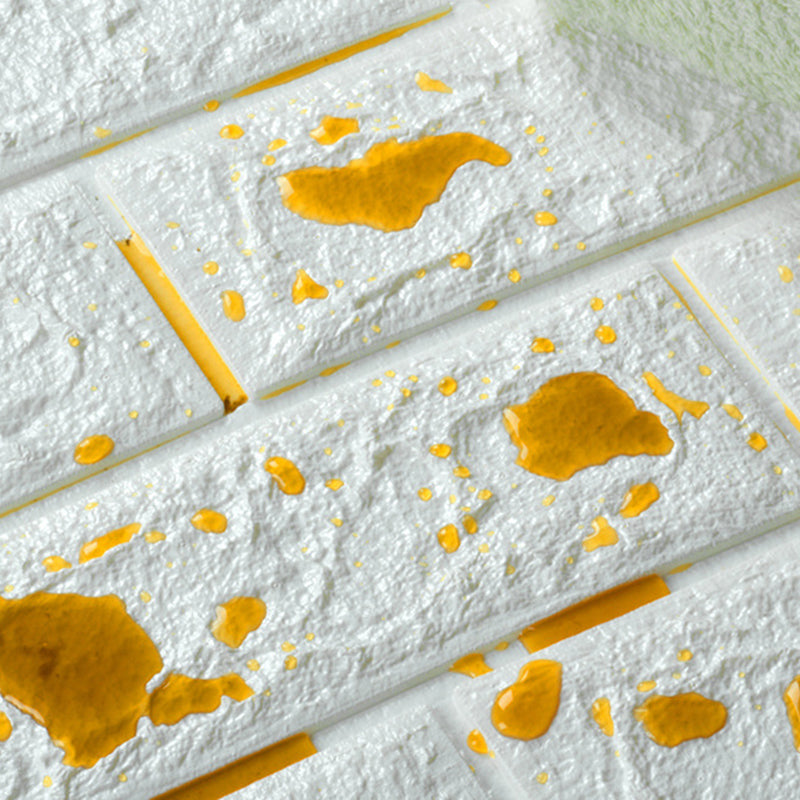 Sikunuo | 3D embossing interior wall panel self-adhesive square wall panel