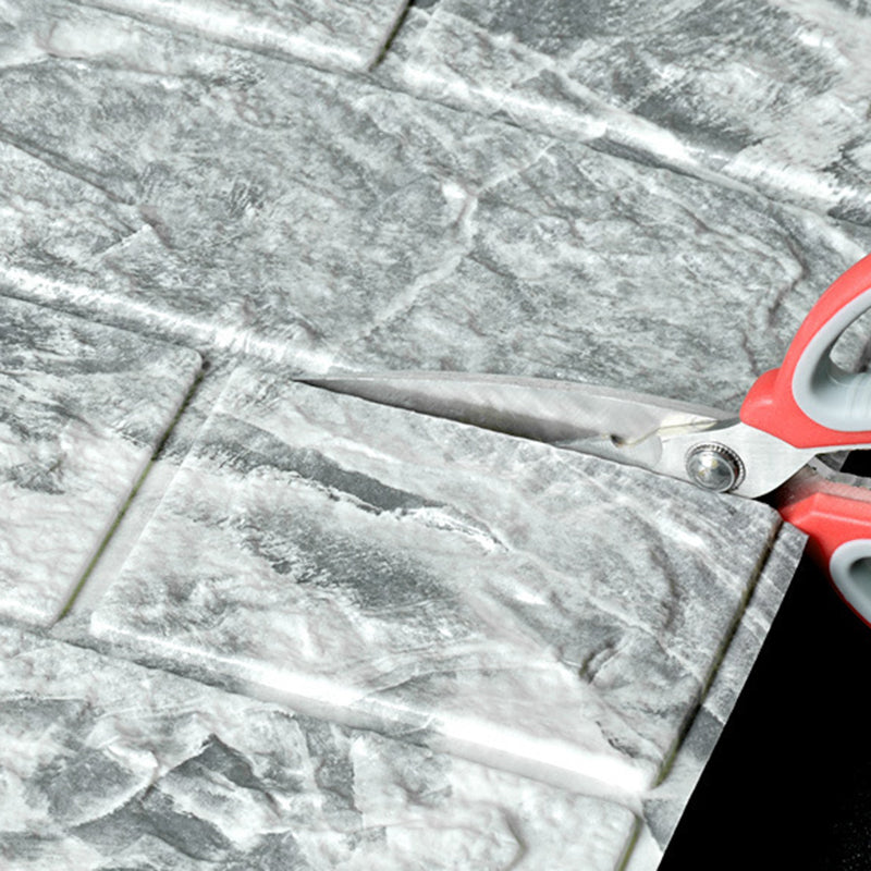 Sikunuo | 3D embossing interior wall panel self-adhesive square wall panel