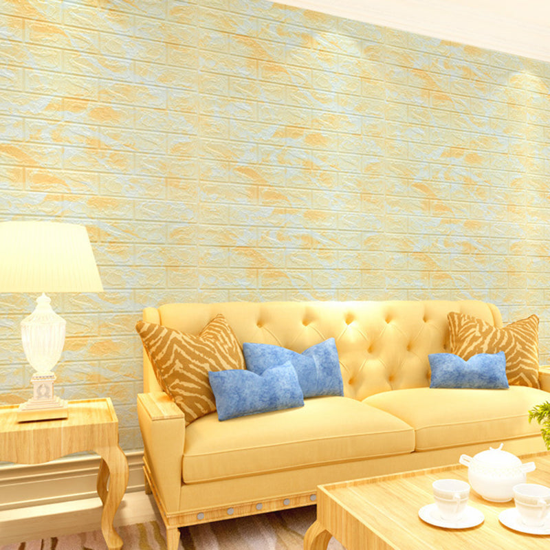 Sikunuo | 3D embossing interior wall panel self-adhesive square wall panel