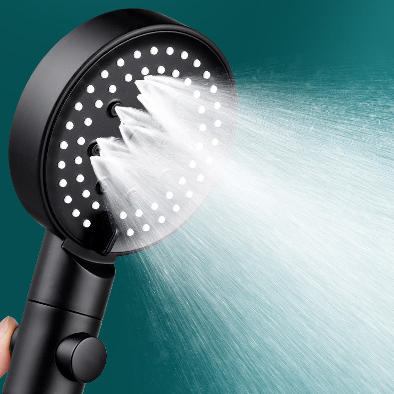 Sikunuo | Round Spray Shower Head 6 Settings Adjustable Water Flow Handheld Shower Head
