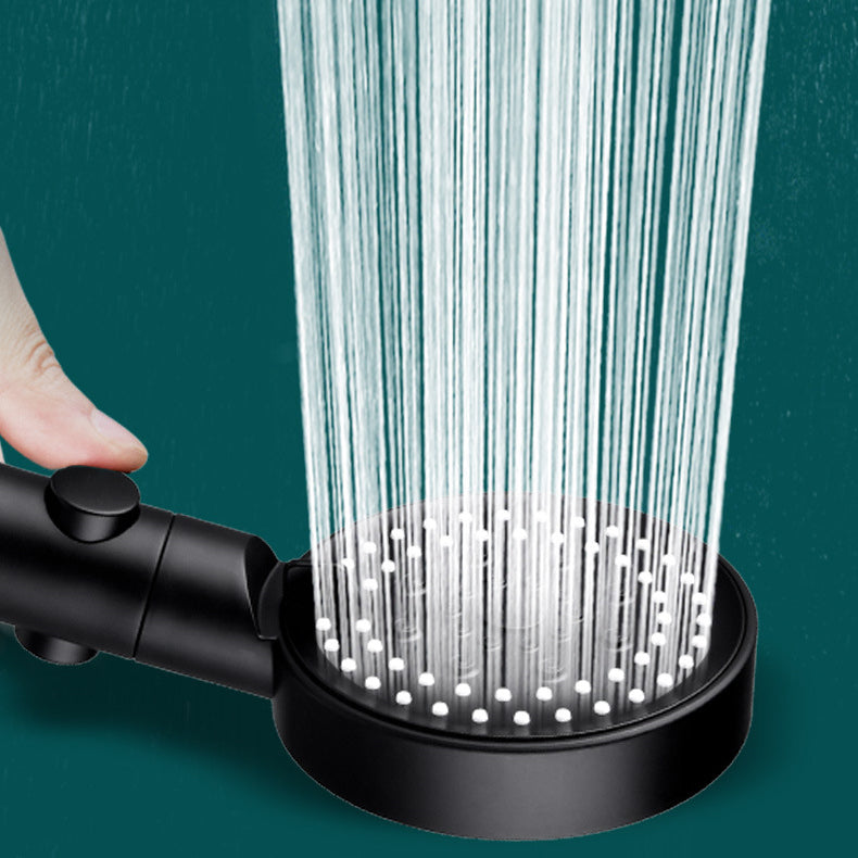 Sikunuo | Round Spray Shower Head 6 Settings Adjustable Water Flow Handheld Shower Head