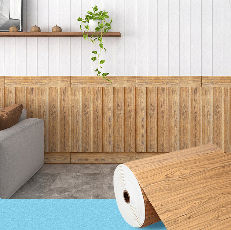 Sikunuo | Modern Pearl Wall Trim Wood Grain Wall Access Panel Self-Adhesive Wall Tiles
