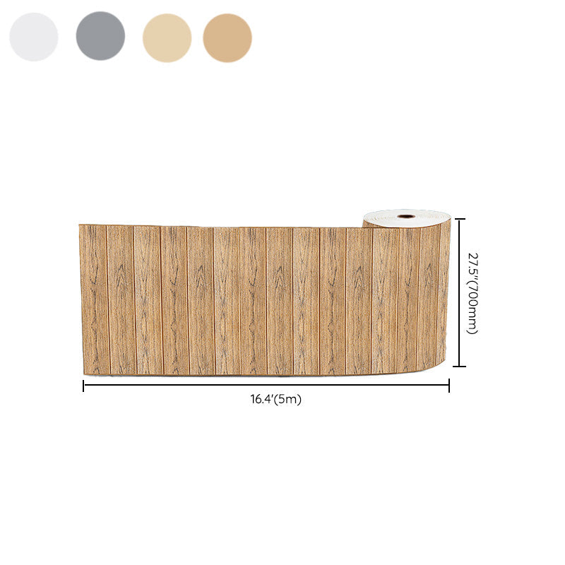 Sikunuo | Modern Pearl Wall Trim Wood Grain Wall Access Panel Self-Adhesive Wall Tiles