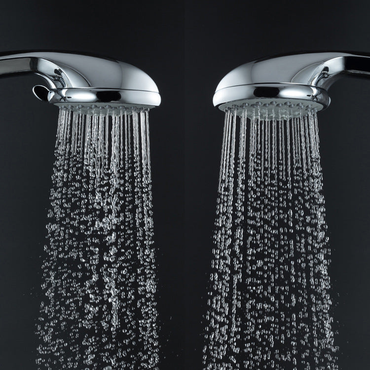Sikunuo | Single Double Showerhead Square High Arc Showerhead Combo in Chrome
