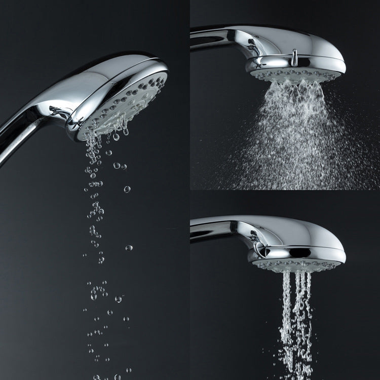 Sikunuo | Single Double Showerhead Square High Arc Showerhead Combo in Chrome
