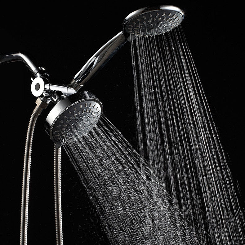 Sikunuo | Modern Style Shower Heads Dual Wall Mounted Round Metal Dual Shower