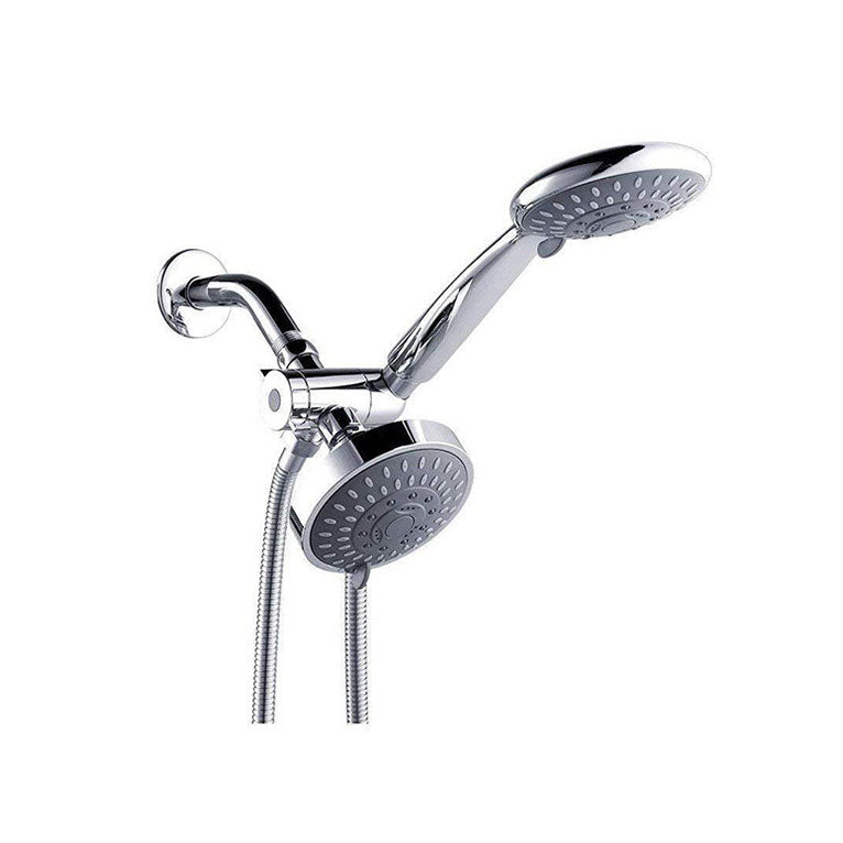 Sikunuo | Modern Style Shower Heads Dual Wall Mounted Round Metal Dual Shower