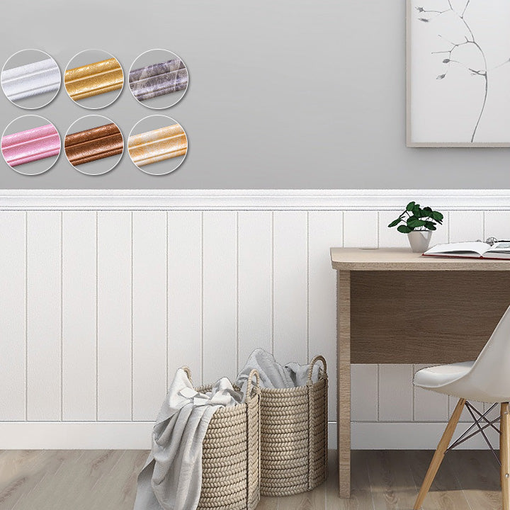 Sikunuo | Beautiful Style Wall Shelf 3D Print Bathroom Living Room Foam Baseboard
