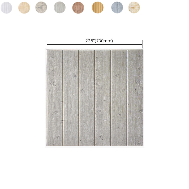 Sikunuo | Modern Tin Back Panel Smooth Thickened Wall Ceiling Wood Grain Design