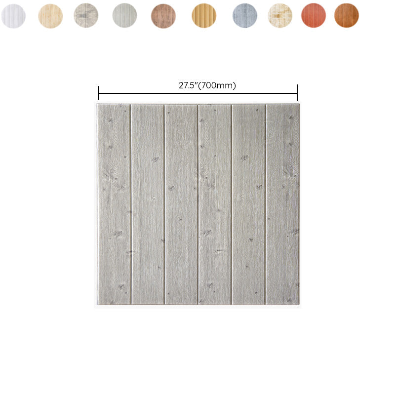 Sikunuo | Modern Tin Back Panel Smooth Thickened Wall Ceiling Wood Grain Design