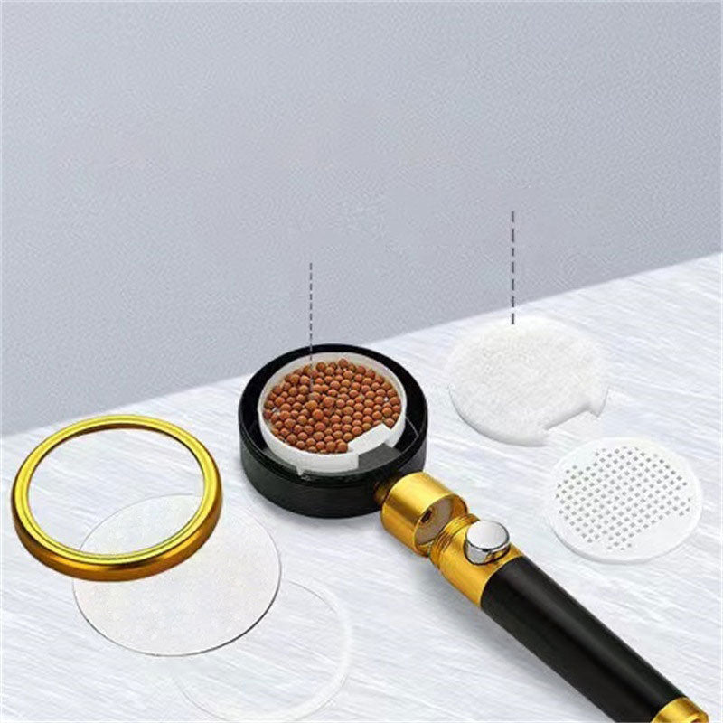 Sikunuo | Contemporary Shower Combo Handheld Shower Metal Wall Mount Shower Head Combo