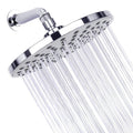 Sikunuo | Contemporary Fest Shower Head Round Shower Head Combo in Silver