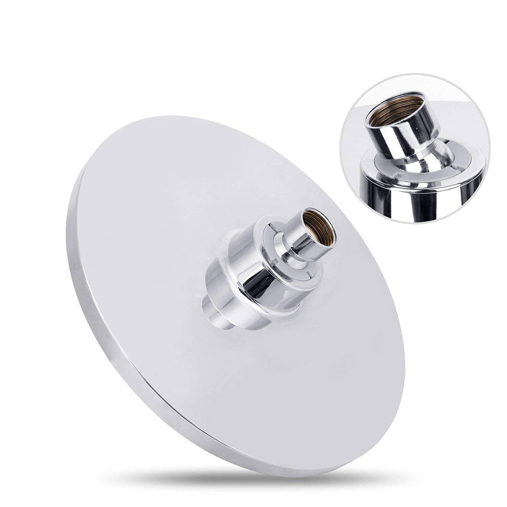 Sikunuo | Contemporary Fest Shower Head Round Shower Head Combo in Silver