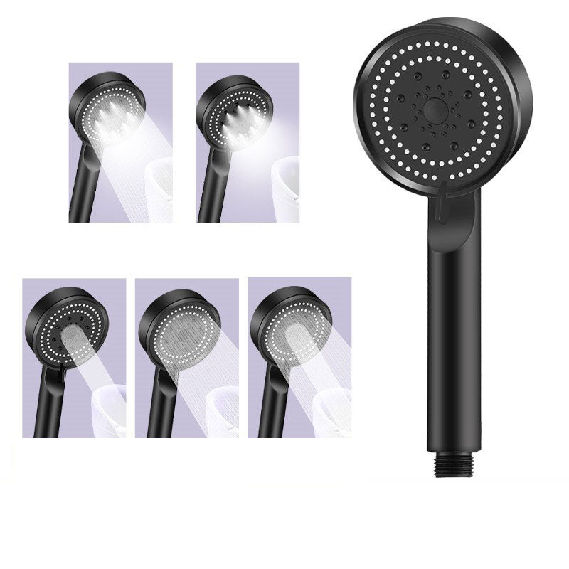 Sikunuo | Contemporary shower head combination hand shower plastic wall-mounted round shower combination