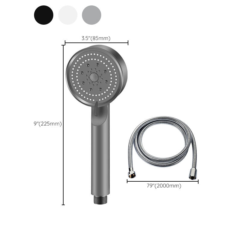 Sikunuo | Contemporary shower head combination hand shower plastic wall-mounted round shower combination