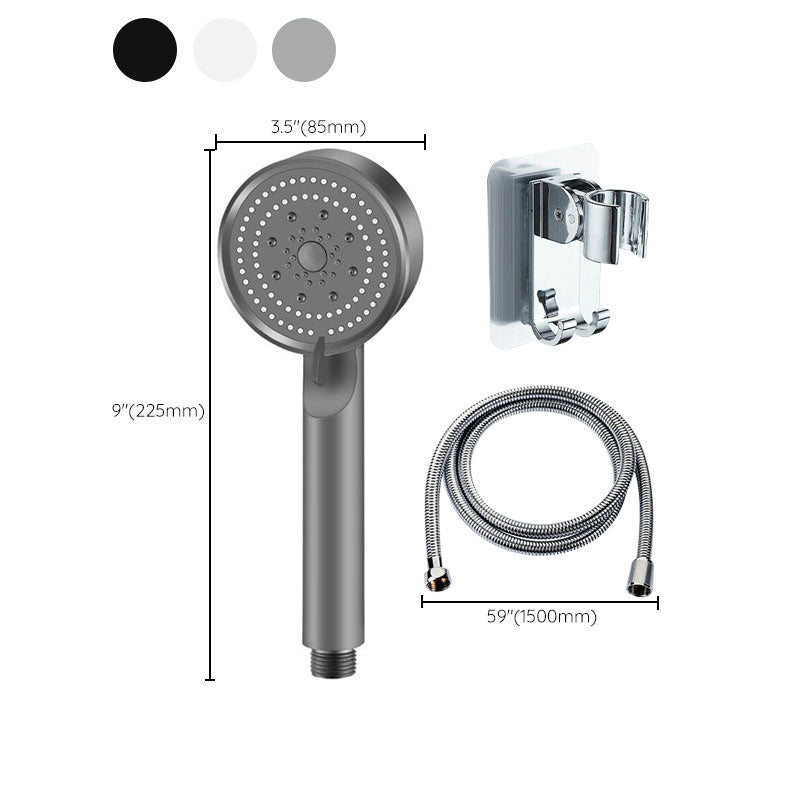 Sikunuo | Contemporary shower head combination hand shower plastic wall-mounted round shower combination