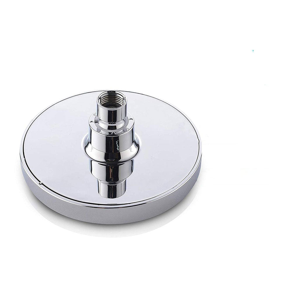 Sikunuo | Contemporary Fixed Shower Head Round Metal Spray Head in Silver