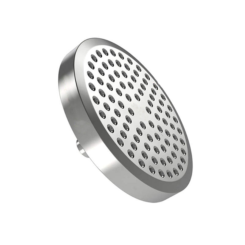Sikunuo | Contemporary Fixed Shower Head Round Metal Spray Head in Silver