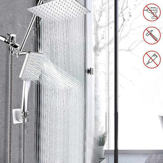 Sikunuo | Contemporary Shower Head Combination Polished Stainless Steel Wall-Mounted Shower Head