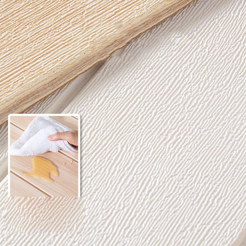Sikunuo | Farmhouse Wall Planks Wood Grain Bedroom and Living Room Wall Panels