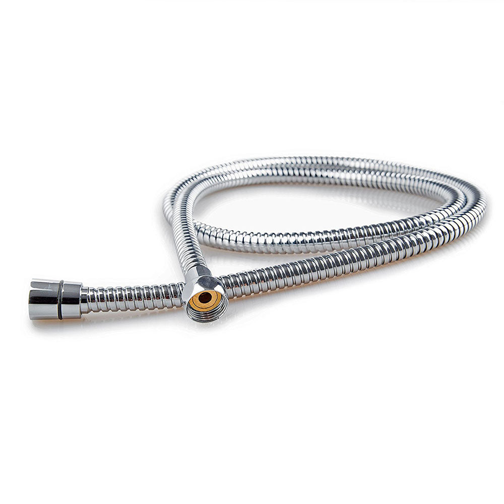 Sikunuo | Modern Standard Shower Set Double Round Metal Adjustable Spray Pattern Shower Head