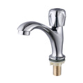 Sikunuo | Contemporary Centerset Faucet Knob Handle Low Arc Solid Brass Faucet