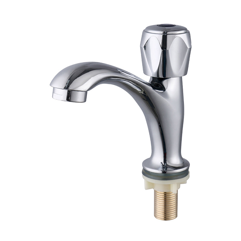 Sikunuo | Contemporary Centerset Faucet Knob Handle Low Arc Solid Brass Faucet
