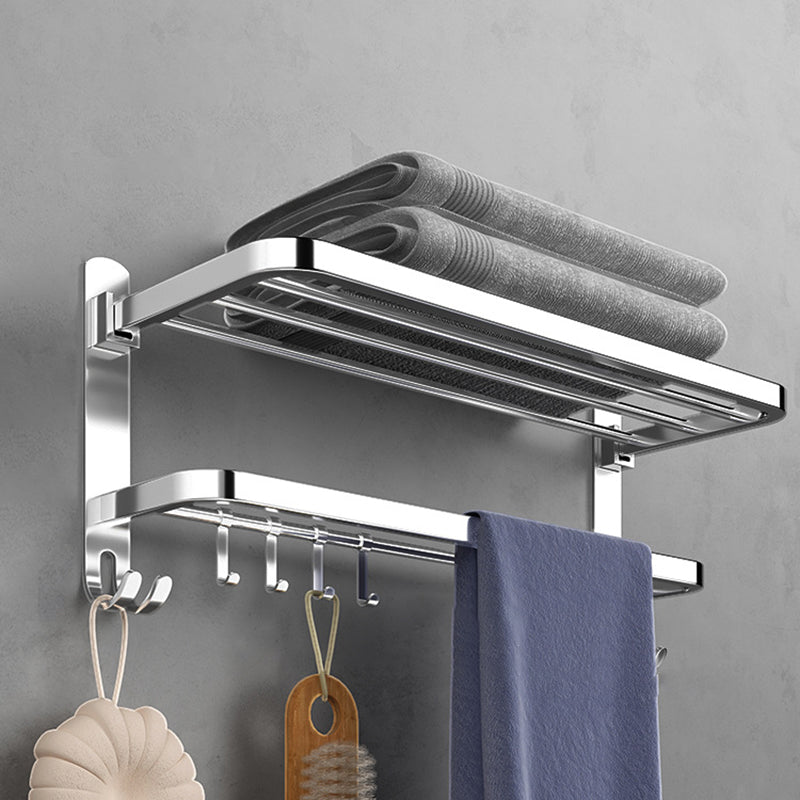 Sikunuo | Contemporary Chrome Bathroom Hardware Set Polished Chrome Bathroom Set Made of Stainless Steel