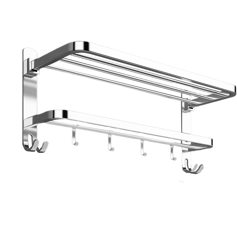 Sikunuo | Contemporary Chrome Bathroom Hardware Set Polished Chrome Bathroom Set Made of Stainless Steel