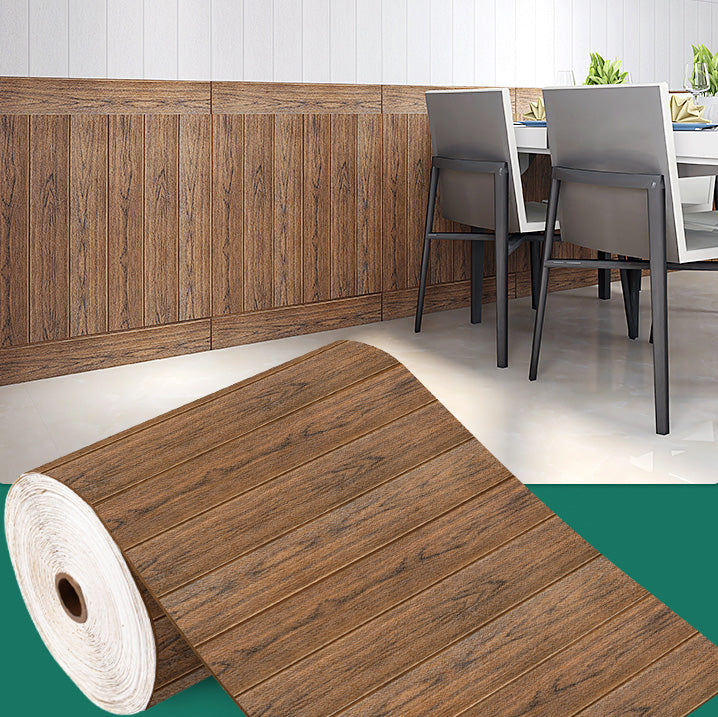 Sikunuo | Modern Pearl Wainscoting PVC Wall Access Panel Peel and Stick Foam Trim