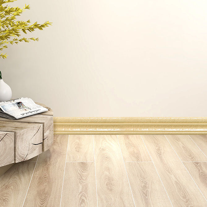 Sikunuo | Modern Baseboards 3D Embossing Baseboard PVC Stereo Base Set of 1