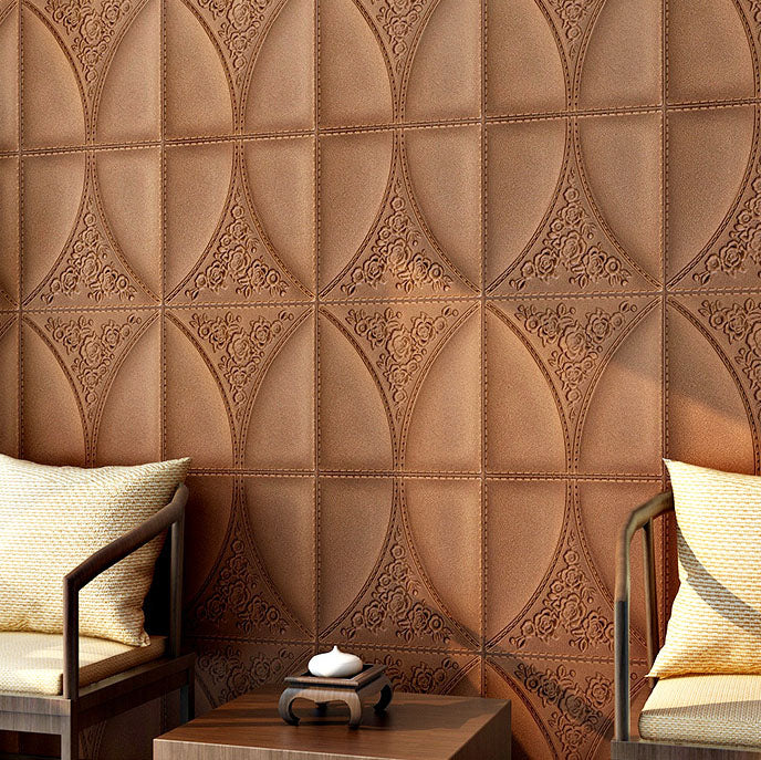 Sikunuo | Contemporary Wall Plank 3D Brick Wall Panels Waterproof Set of 10